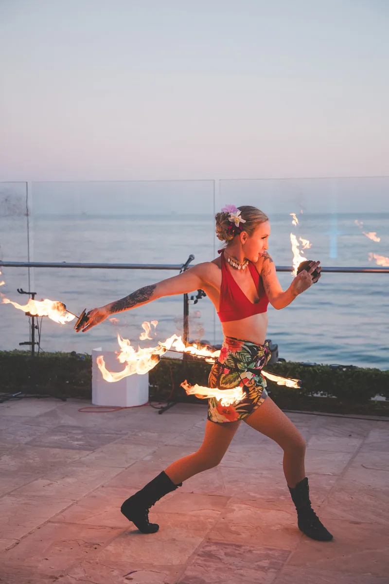 Luau Fire Show